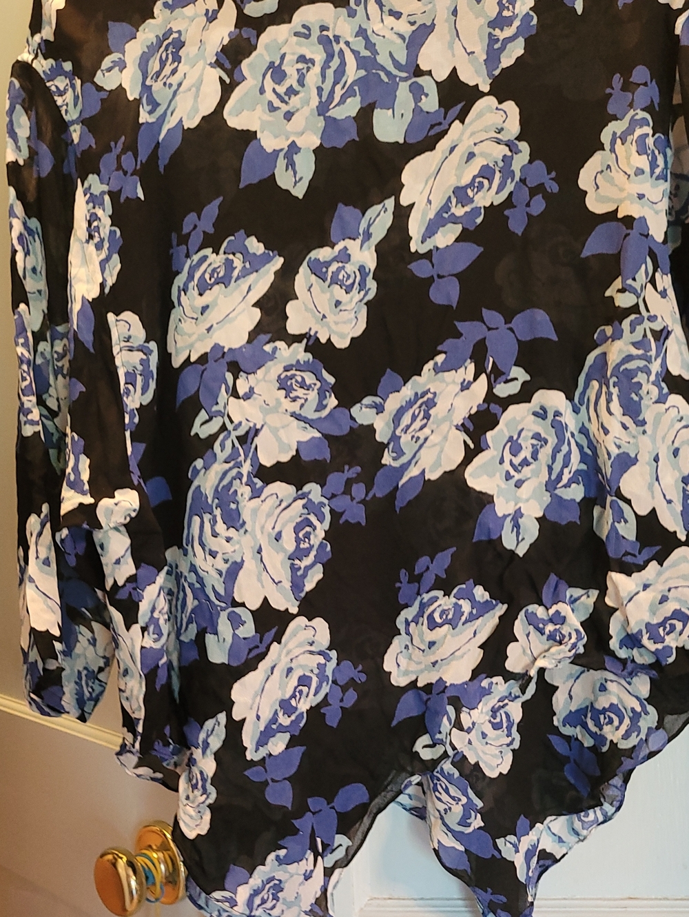 Blue Floral Women’s Blouse - Brand